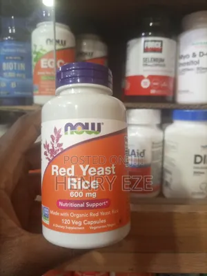 NOW Foods Red Yeast Rice 600mg – 120 Veg Capsules