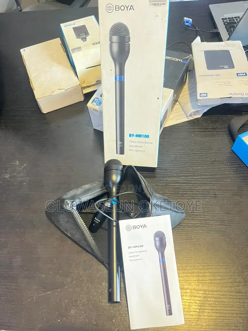 BOYA BY-HM100 Professional Dynamic XLR Interview Microphone
