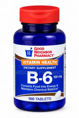 GNP Vitamin B-6 100mg Energy Nerve Support - 100 Tablets