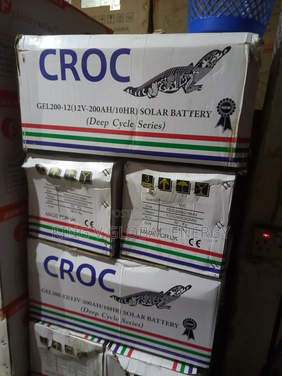 Croc 200ah/12v Deep Cycle Battery