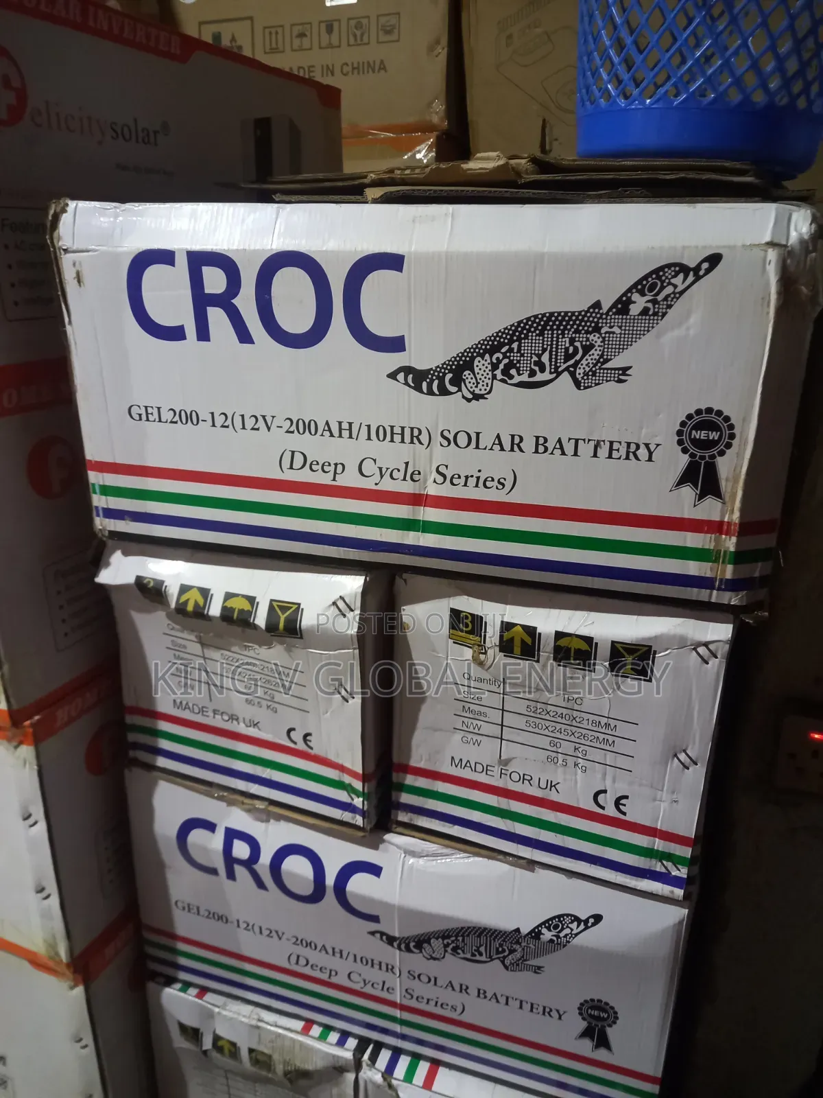 Croc 200ah/12v Deep Cycle Battery