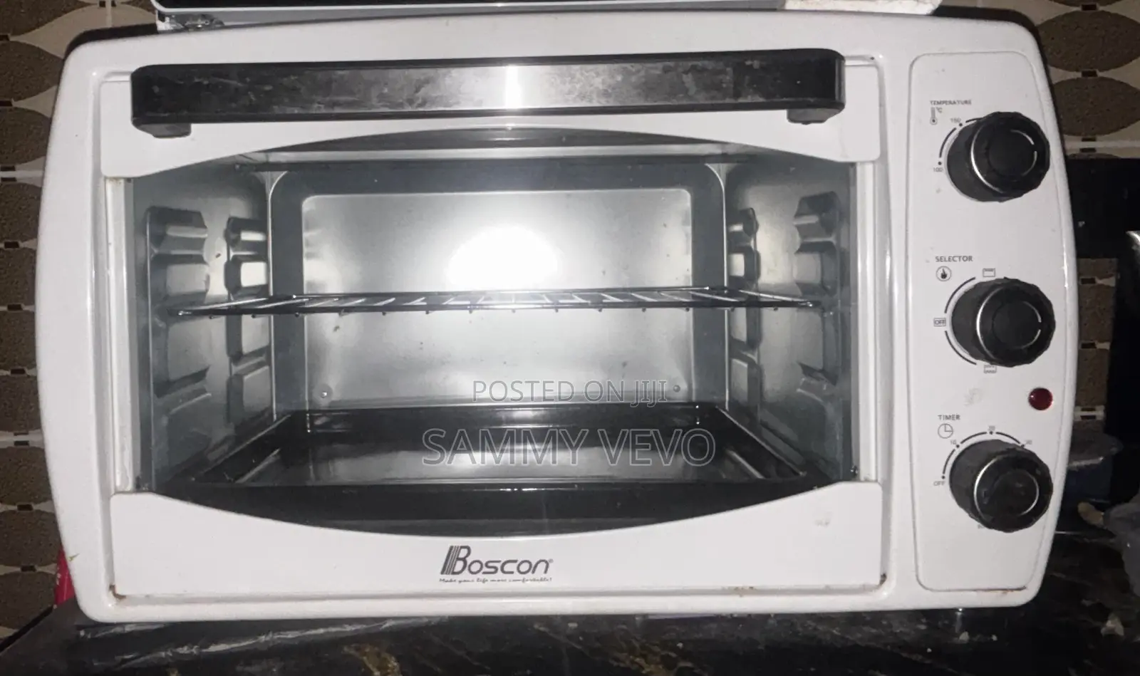 Boscon Electric Oven for Baking, Toasting, and Grilling
