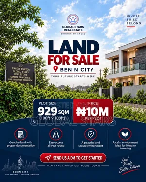 Plots Available at Global Estate, Besides Azagba, Ikhuen Obo