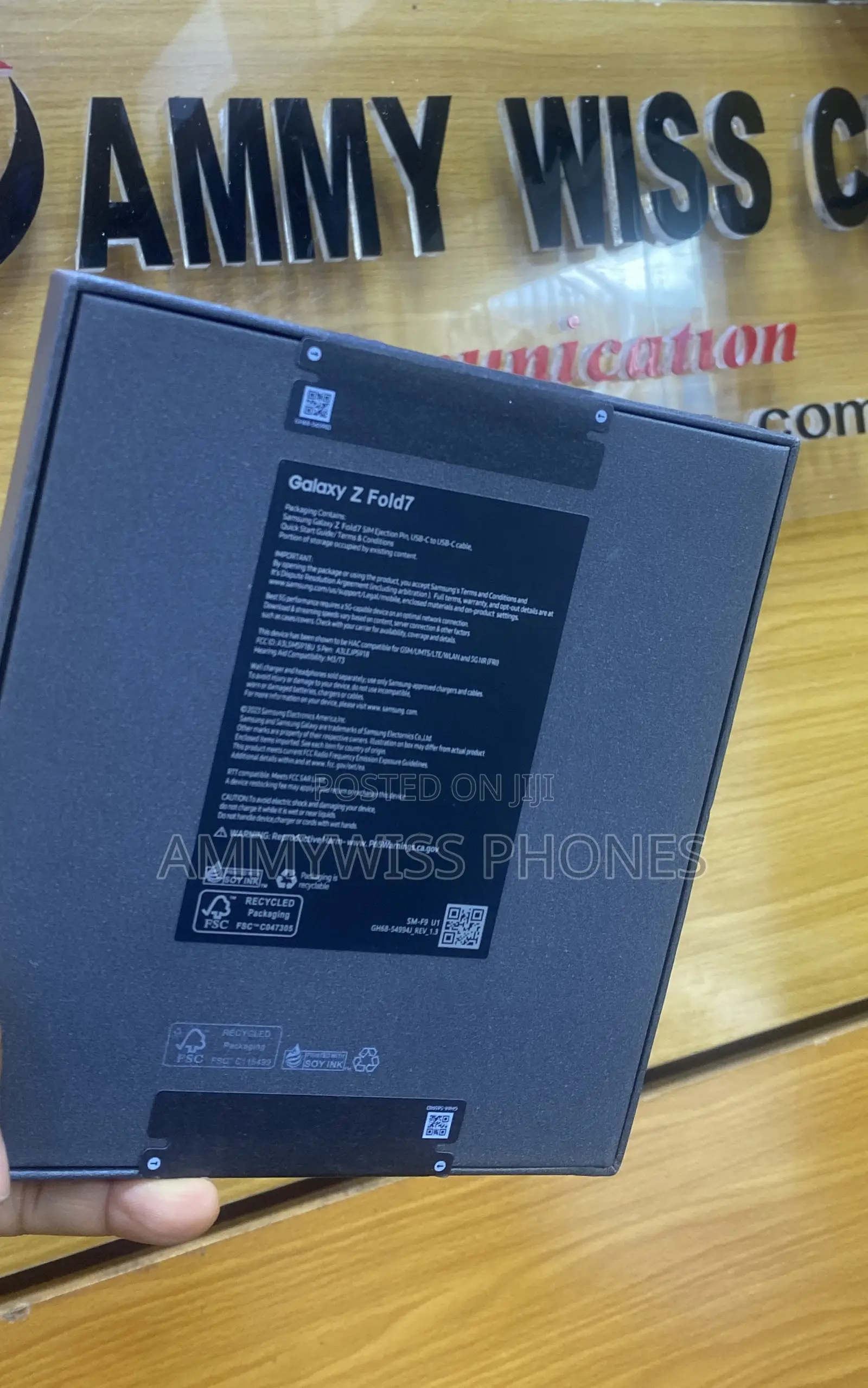 New Samsung Galaxy Z Fold7 512 GB Black