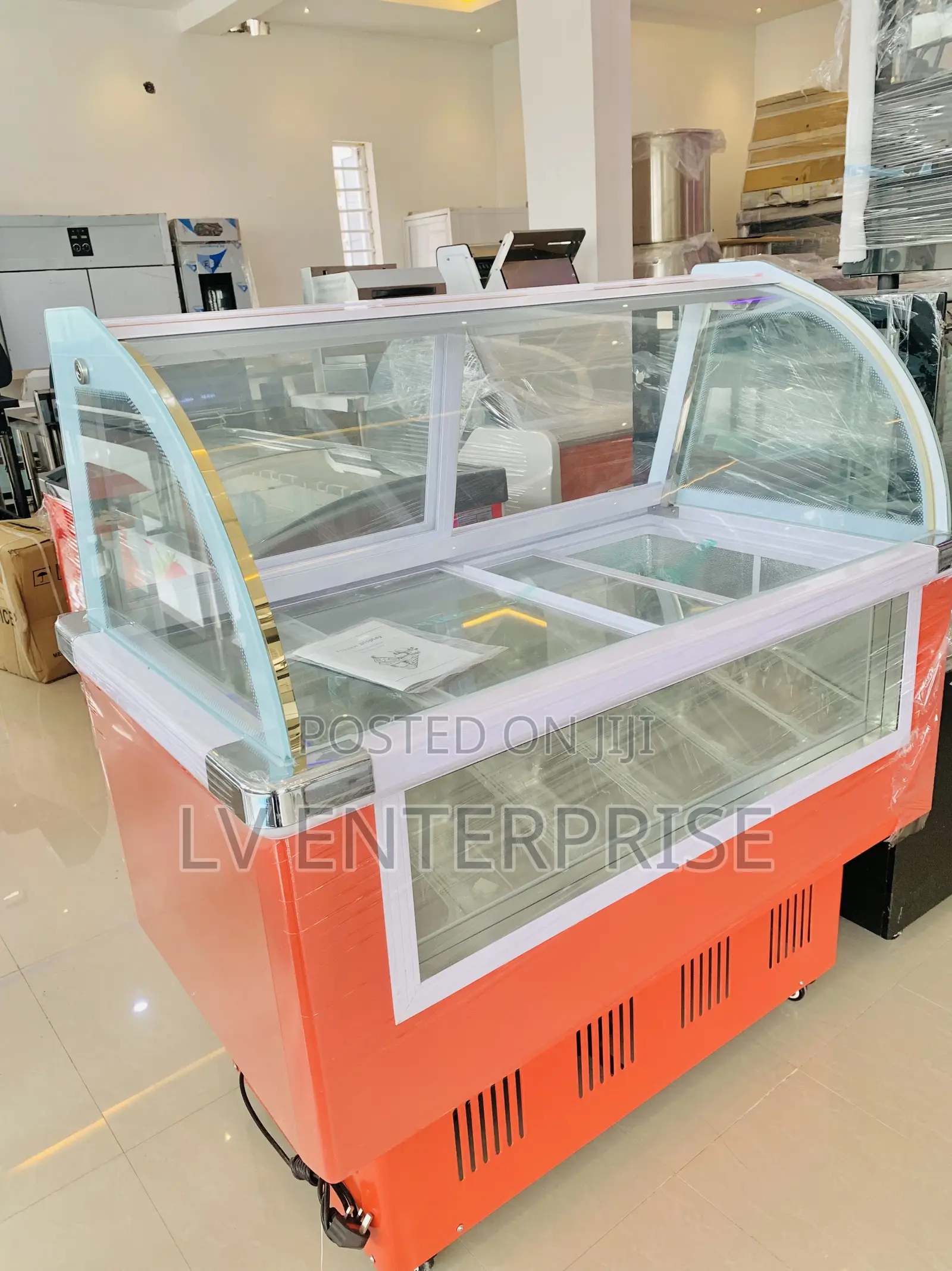Ice Cream Display Freezer 12 Pan