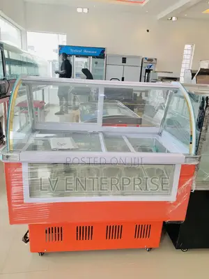 Ice Cream Display Freezer 12 Pan