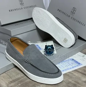 Men's Suede Smart-Casual Loafers With White Sole Size 40-46