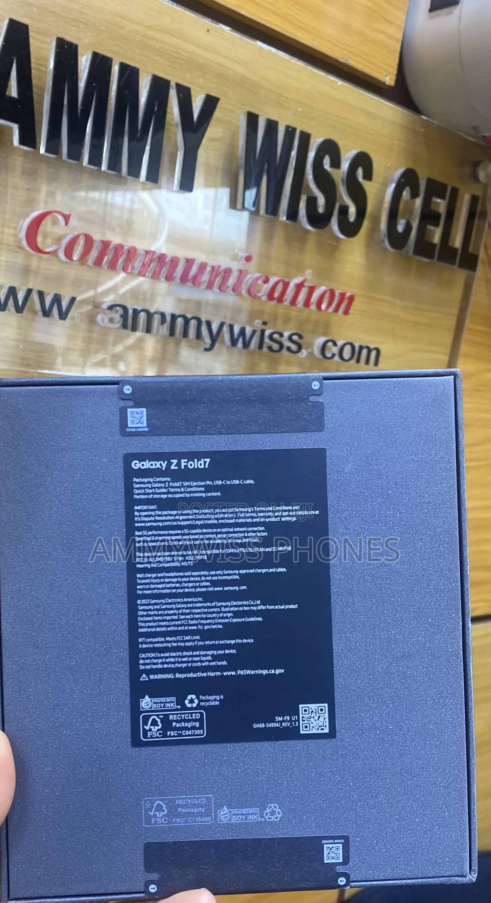 New Samsung Galaxy Z Fold7 512 GB Silver
