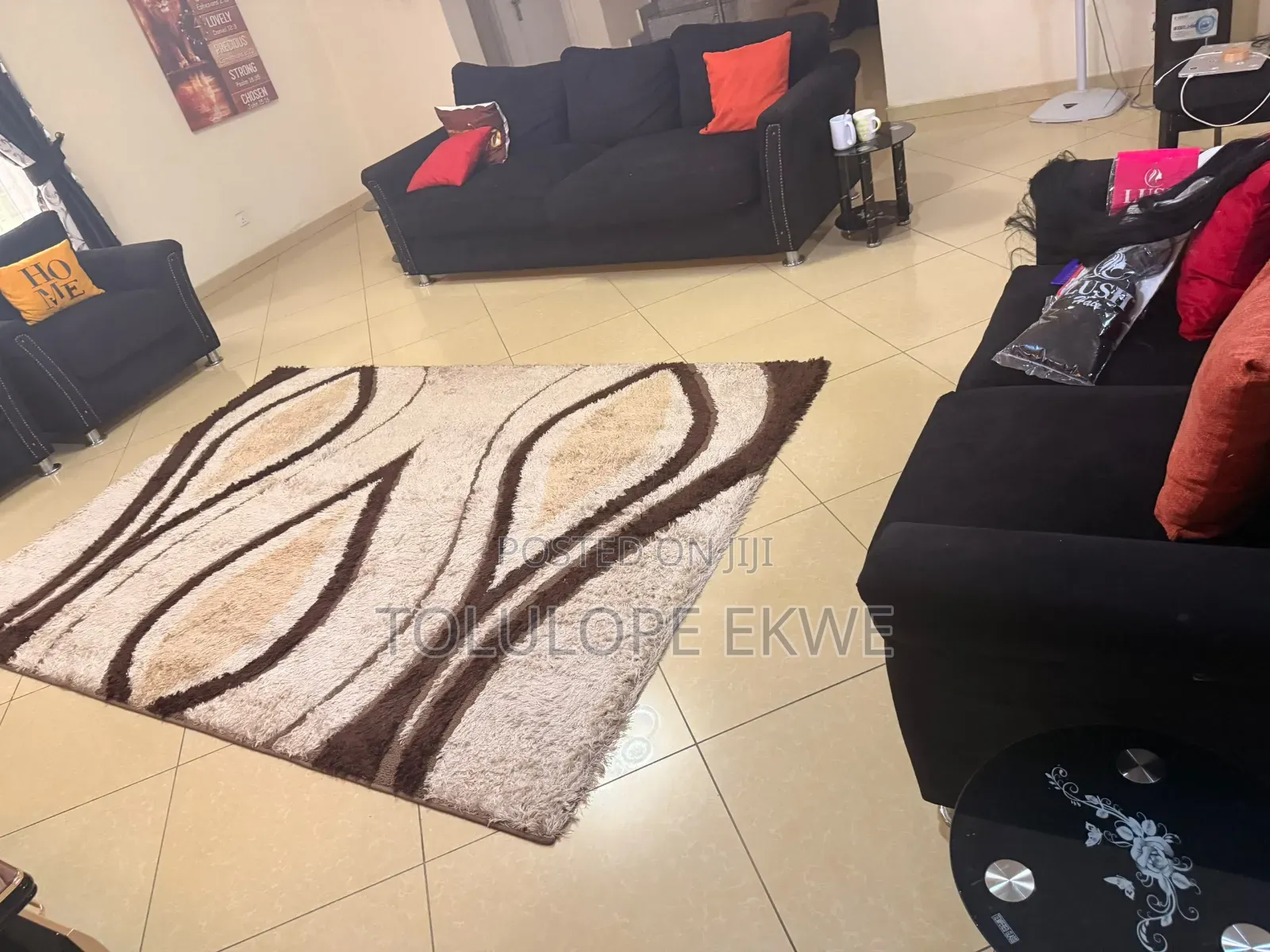 Black Settee Set