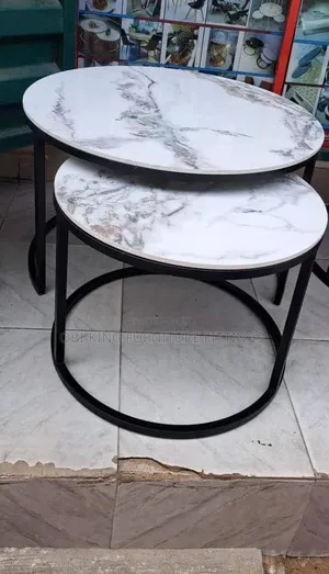 Quality Center Table Marble Top 2in1