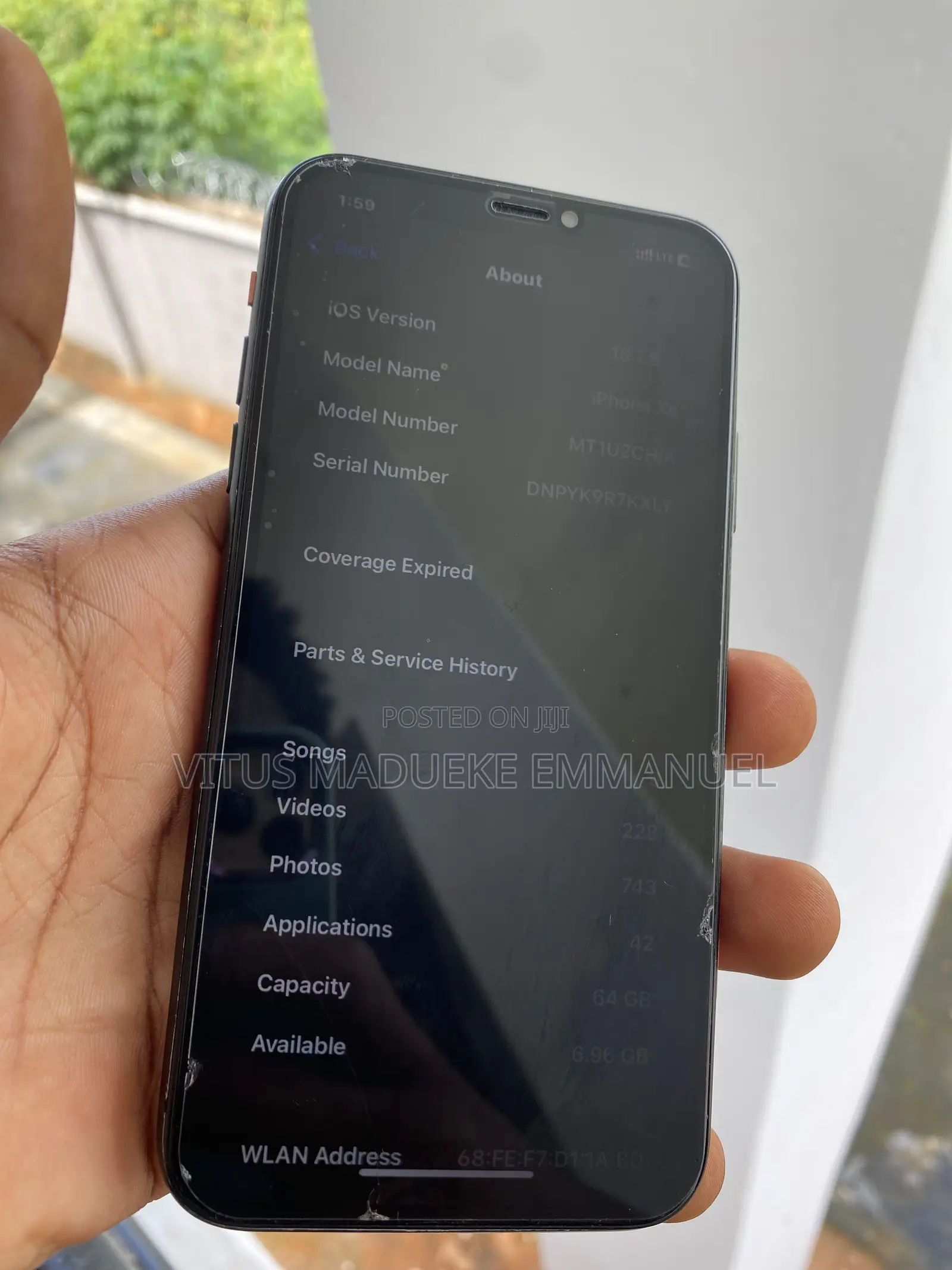 Apple iPhone XR 64 GB Black