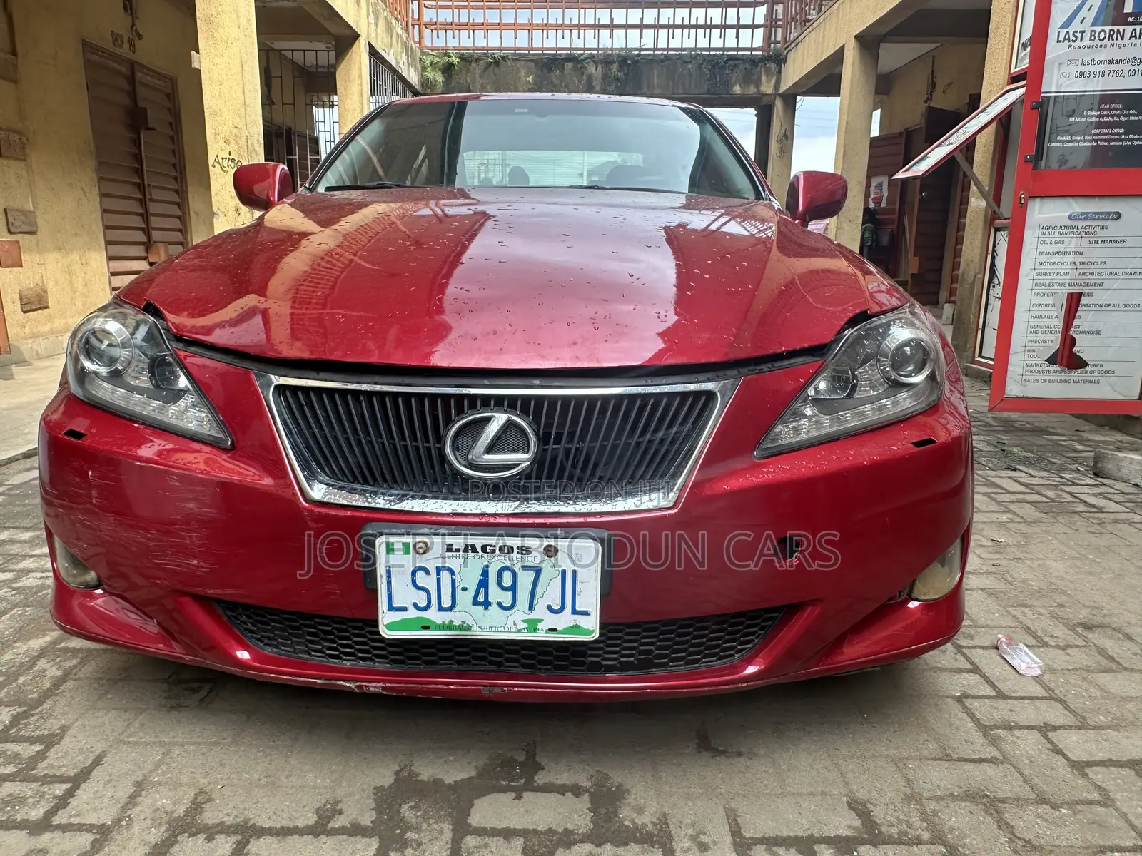 Lexus IS 250 2008 Red