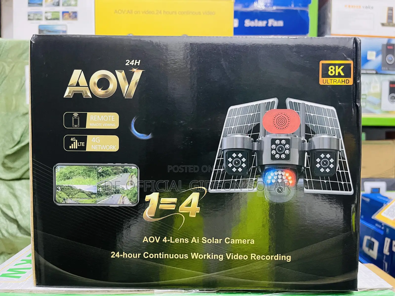 AOV 4lense Solar Camera