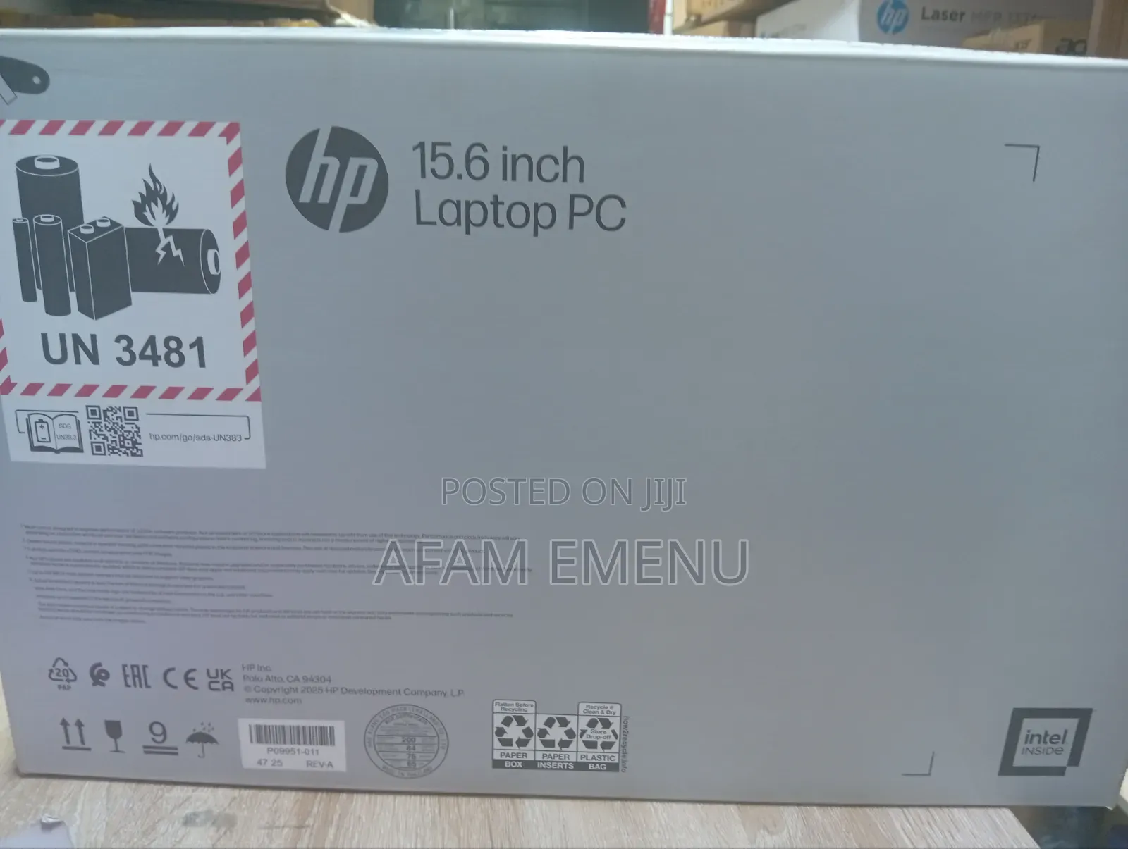 New Laptop HP 15 8GB Intel Core i3 SSD 256GB