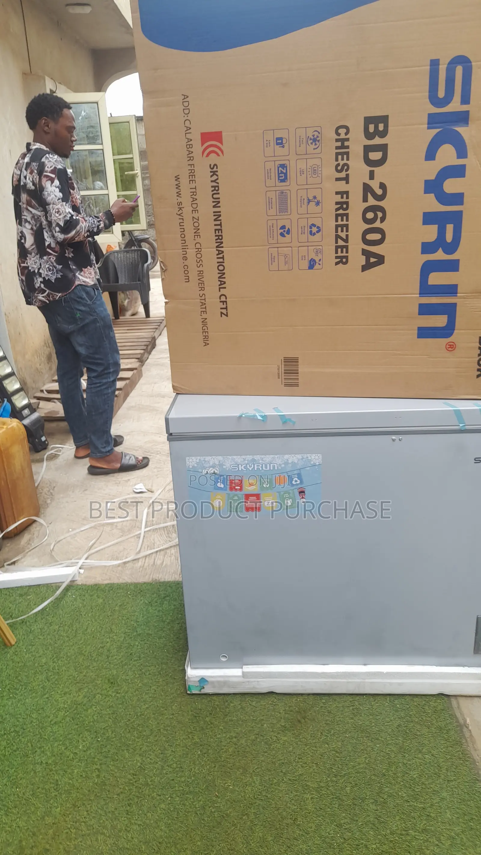 SkyRun Deep Freezer BD-260A — New Stock