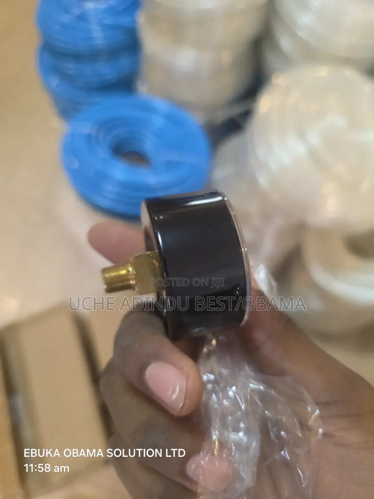 50mm Pressure Gauge 16bar Back Connection 1/4
