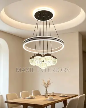 Modern Minimalist LED Dropping Chandelier Light