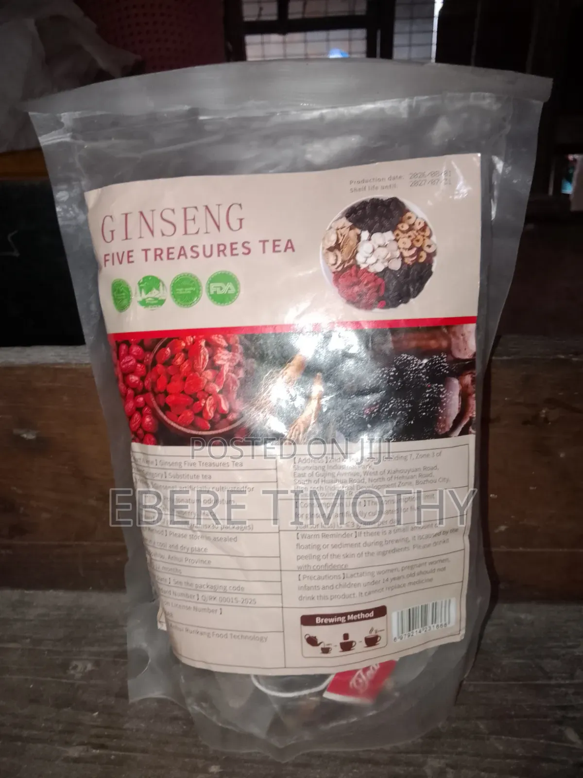 Ginseng Five Treasure Tea