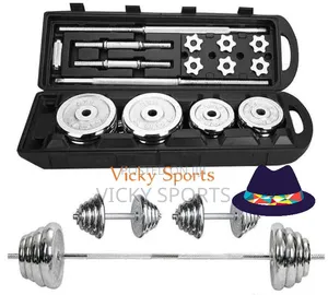 Set of 50kg Chrome Plate Box