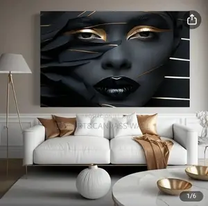 Rough Canvass Arts With a Gutter Frame