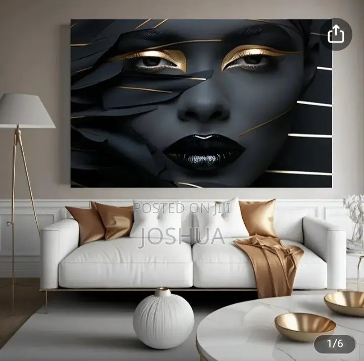 Rough Canvass Arts With a Gutter Frame