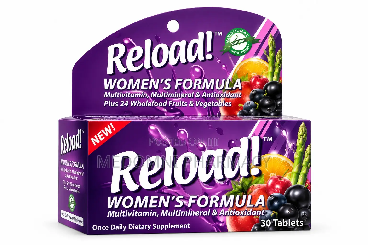 Reload! Women's Formula Daily Multivitamin - 30 Tablets