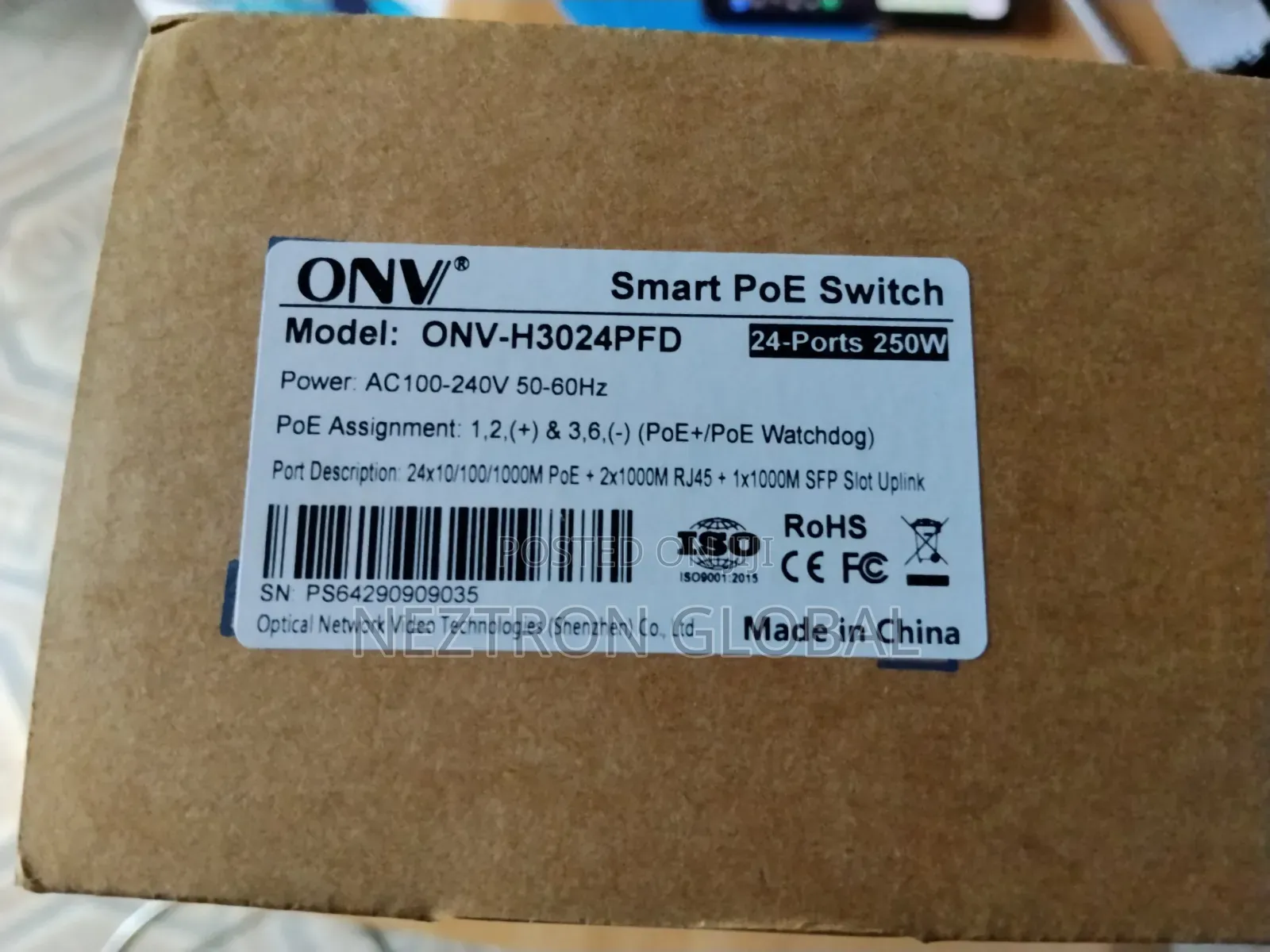 Onv-H3024pfd