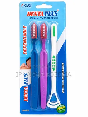 Denta Plus Extra Hard Toothbrush - Multi-Pack