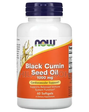 NOW Foods Black Cumin Seed Oil 1000 Mg 60 Softgels