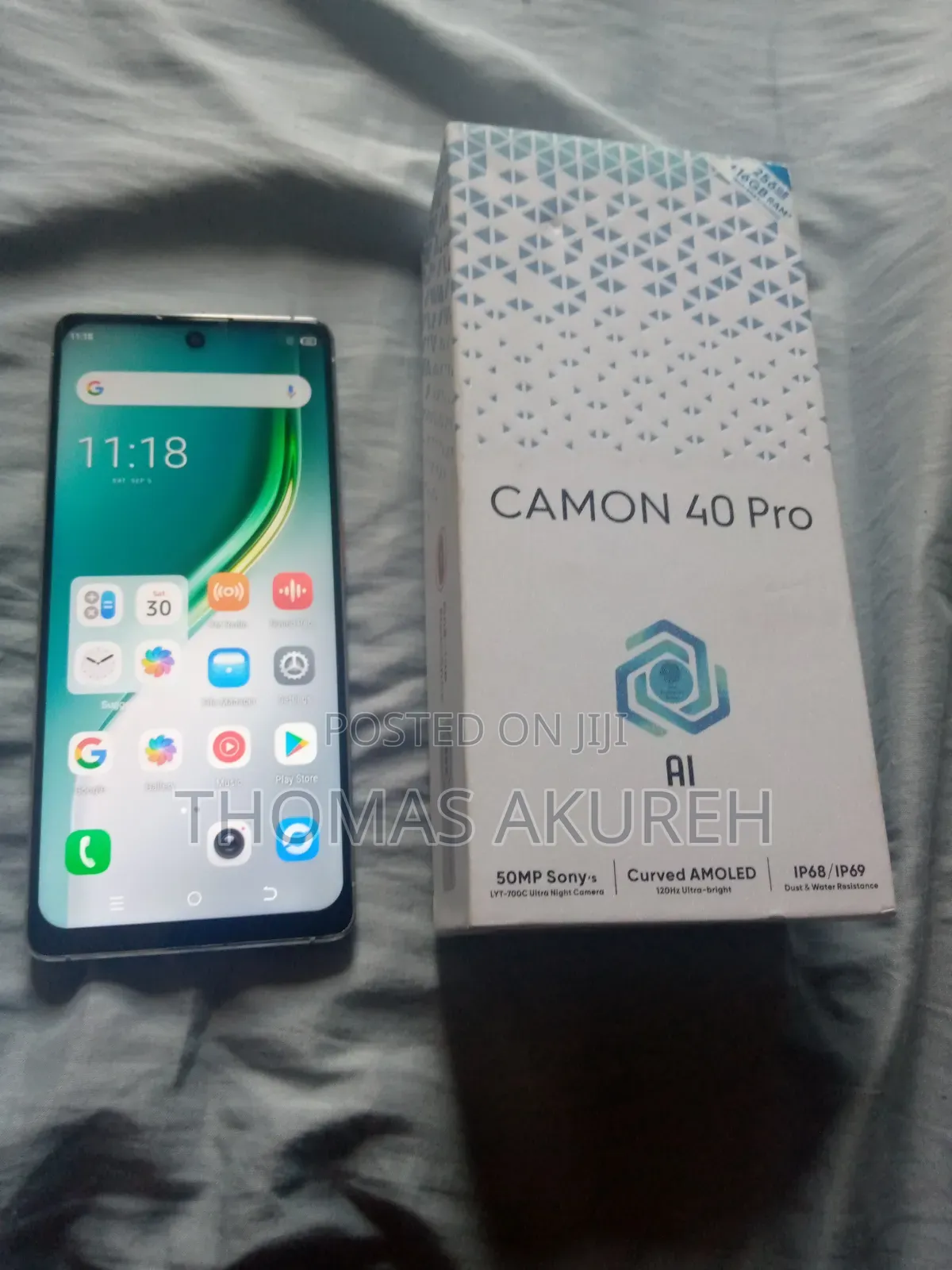 Tecno Camon 40 Pro 5G 256 GB Blue