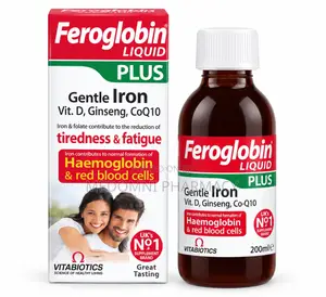Vitabiotics Feroglobin Plus Liquid Iron Formula - 200ml