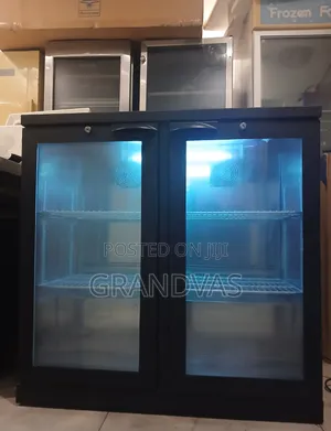 Bar Fridge With Display Glass Double