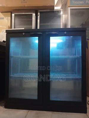 Bar Fridge With Display Glass Double