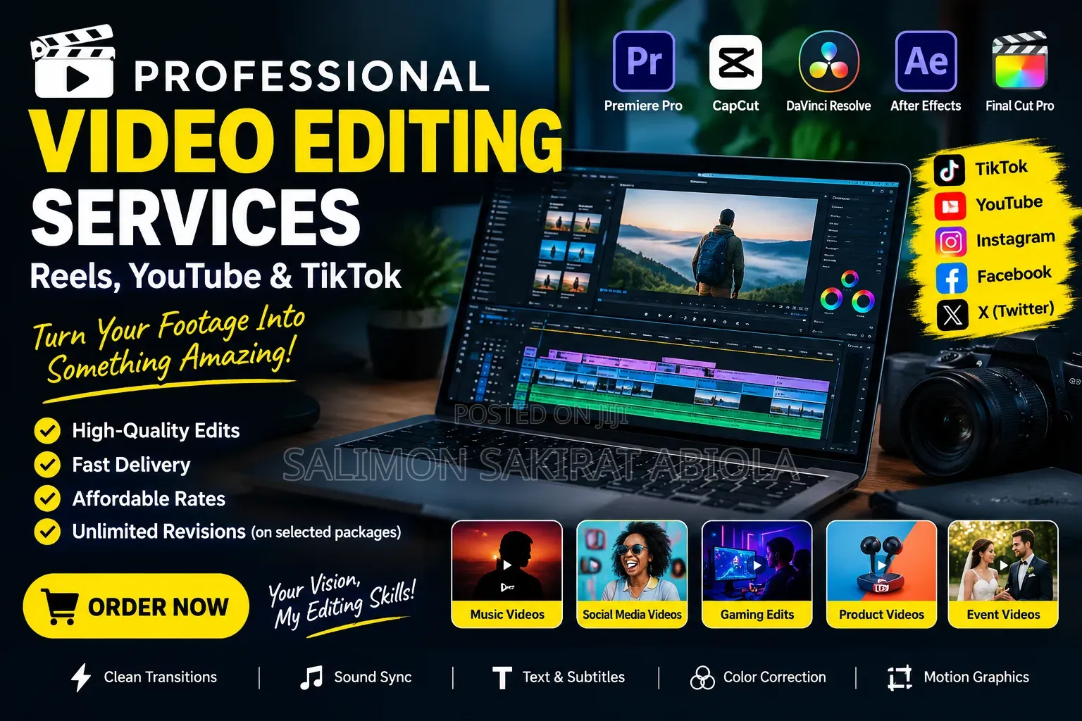 Professional Video Editing