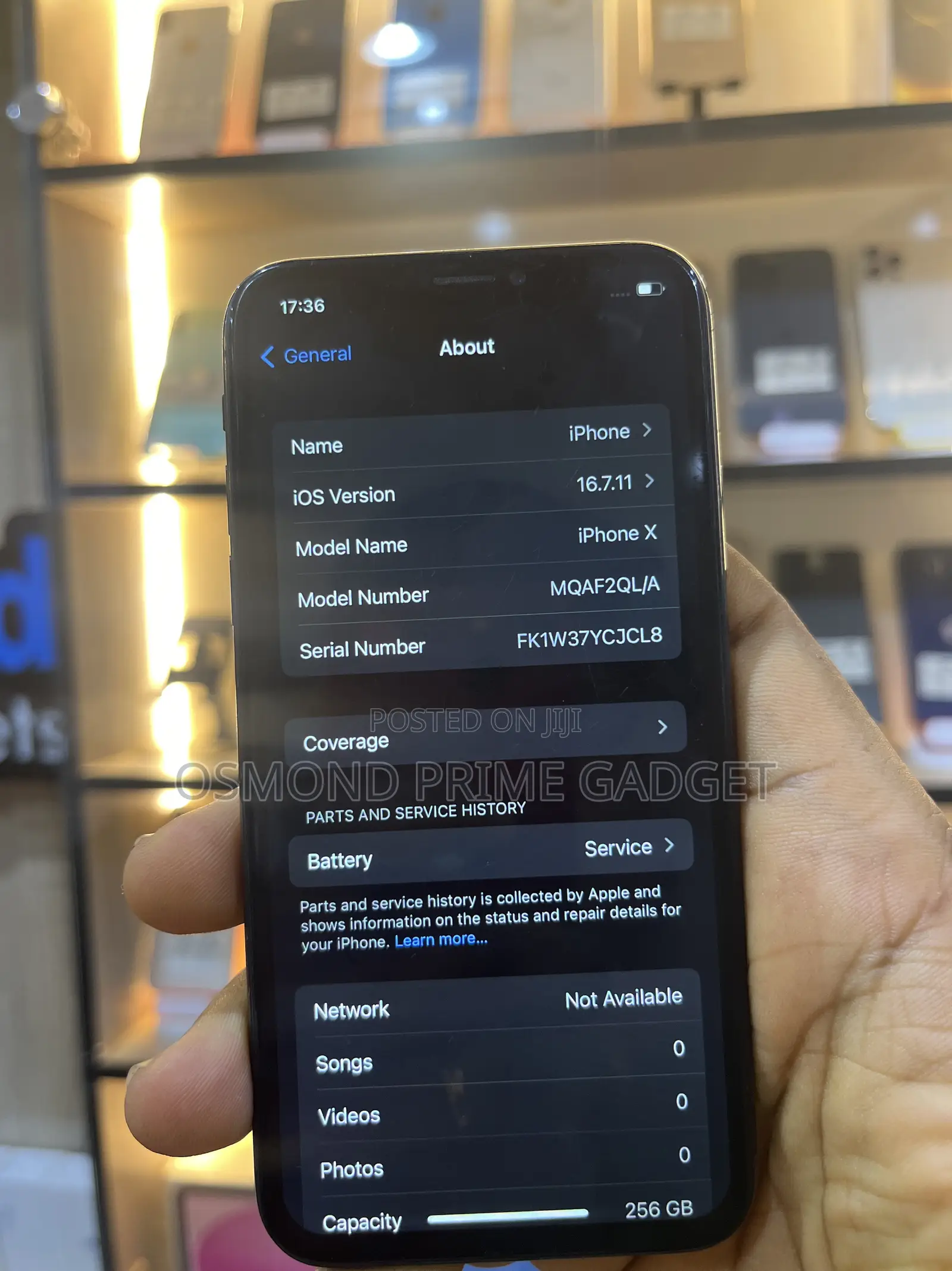 Apple iPhone X 256 GB Black