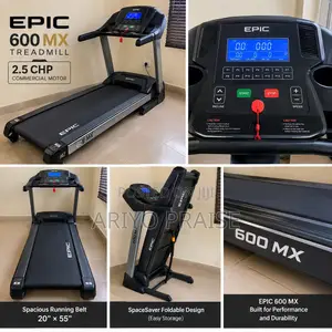 EPIC 600 MX Treadmill – 2.5 CHP Commercial Motor