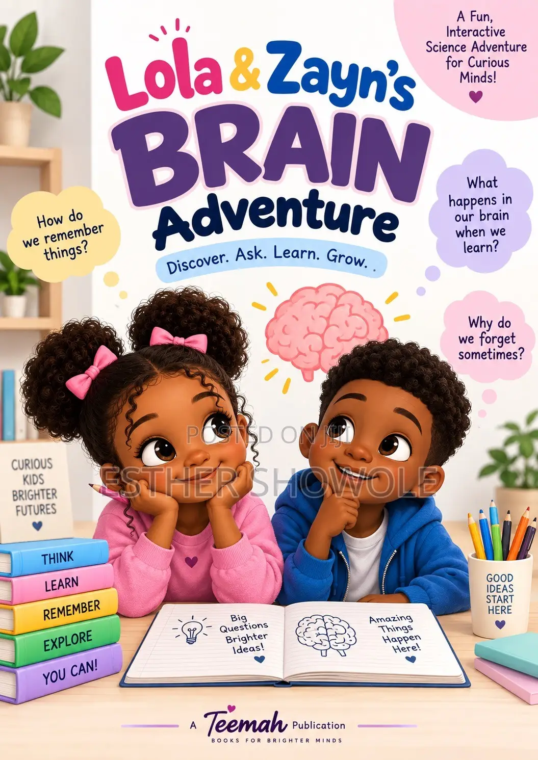 Fun Interactive Book for Kids About the Human Brain