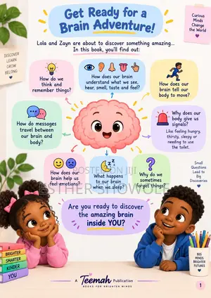 Fun Interactive Book for Kids About the Human Brain