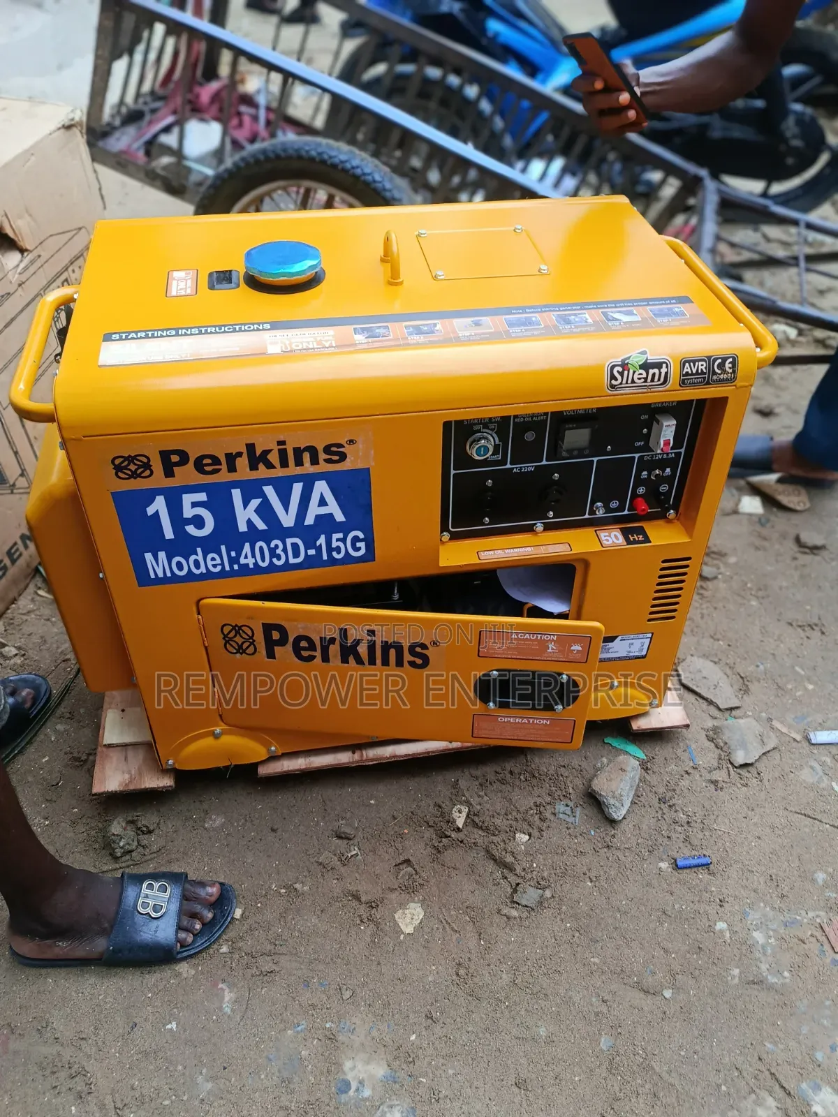Perkins 15kva Soundproof