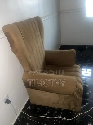 High-Back Wingback Armchair