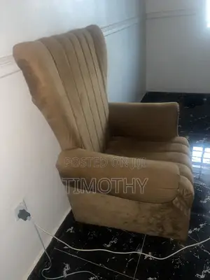 High-Back Wingback Armchair