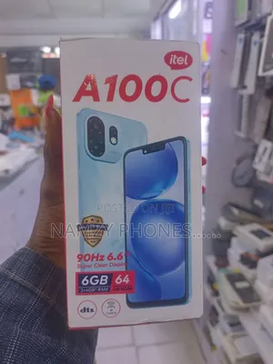 New Itel A100C 64 GB Black
