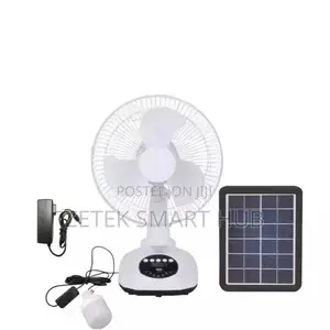 Solar Table Fan