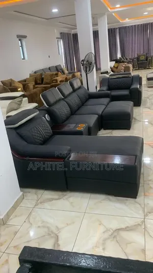 Leather L-Shape Sofa