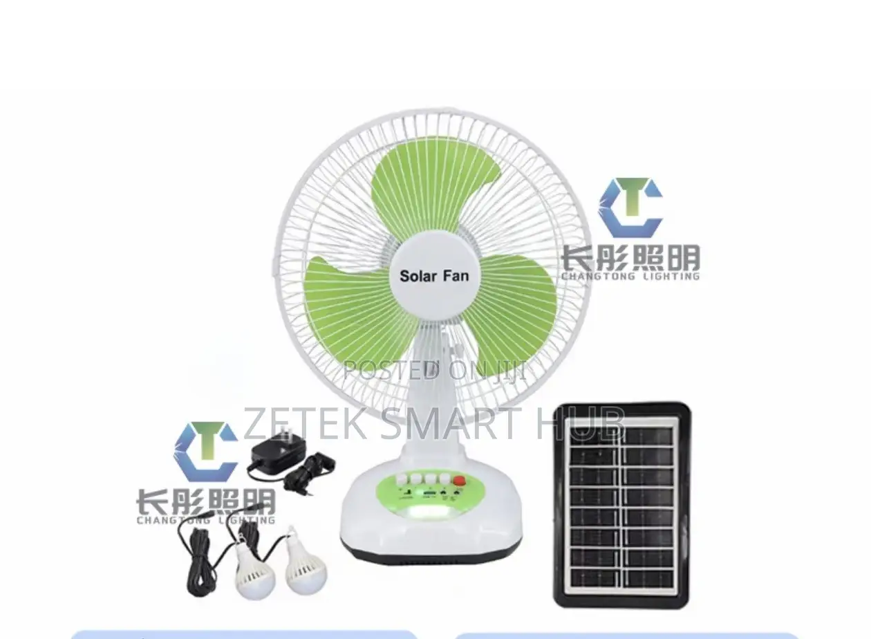 Solar Table Fan