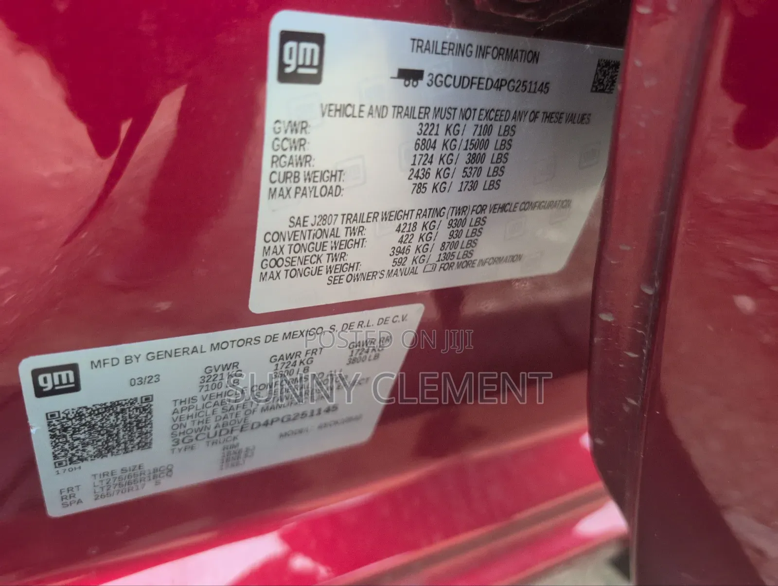 Chevrolet Silverado 2023 Red
