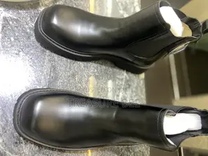 Black Chunk/Lug-Sole Chelsea Boot by Zign