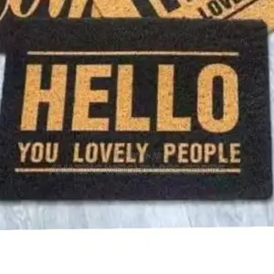 Hello Door Mat
