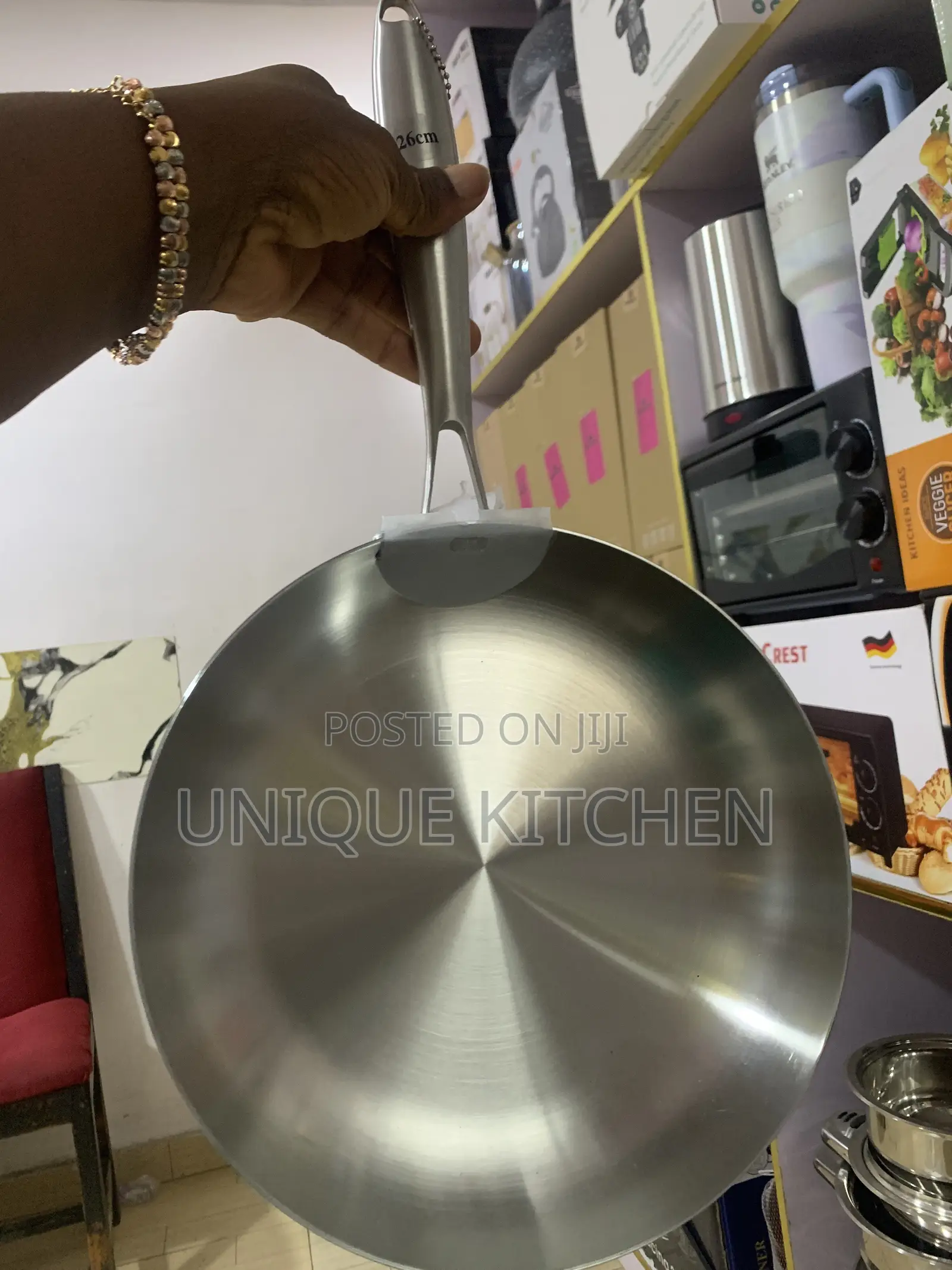Thick Stainless Steel Frying Pan