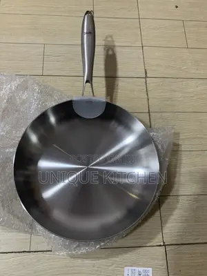 Thick Stainless Steel Frying Pan